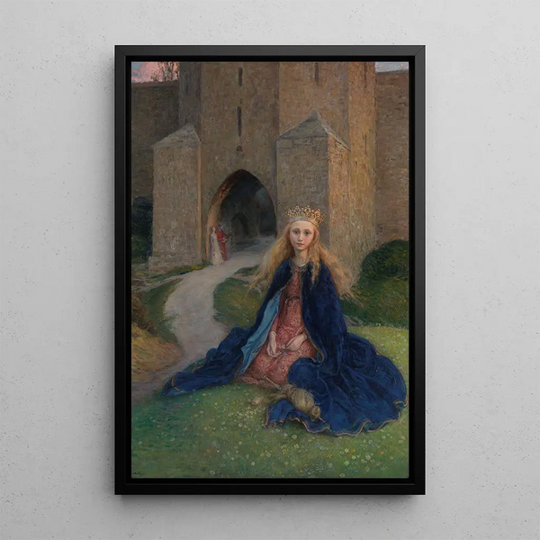 Die Prinzessin - Hanna Hirsch-Pauli — gerahmtes Bild an der Wand