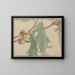Eichen und Eicheln - Hannah Borger Overbeck — gerahmtes Bild an der Wand