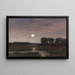 Mondaufgang - Hans am Ende — gerahmtes Bild an der Wand
