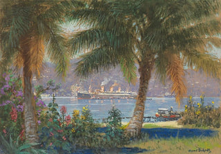 Hans Bohrdt - Hapag Dampfer Reliance vor Jamaica.webp