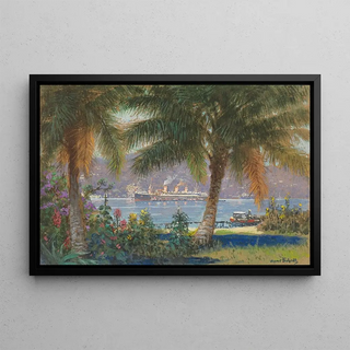 Hans Bohrdt - Hapag Dampfer Reliance vor Jamaica.webp