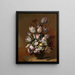 Naturmorte mit Blumen - Hans Bollongier — gerahmtes Bild an der Wand