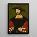 Portrait von Sebald Haller von Hallerstein - Hans Brosamer — gerahmtes Bild an der Wand