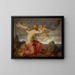 Allegorie der Telegrafie - Hans Canon — gerahmtes Bild an der Wand