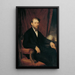 Der Arzt Professor Moriz Benedikt - Hans Canon — gerahmtes Bild an der Wand