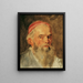 Studie des Kopfes der Loge Johannis - Hans Canon — gerahmtes Bild an der Wand