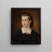 Portrait einer jungen Mädchen - Hans Canon — gerahmtes Bild an der Wand