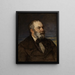 Portrait des Malers Johann Wilhelm Schirmer - Hans Canon — gerahmtes Bild an der Wand
