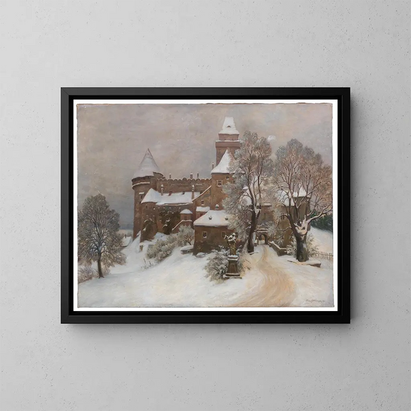 Château de Heidenreichstein - Hans Götzinger — gerahmtes Bild an der Wand