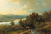 Landschaft am Seeufer - Hans Gude — Ansicht des Kunstwerks