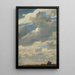 Studien der Luft - Hans Gude — gerahmtes Bild an der Wand