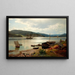 Am Wasserufer - Hans Gude — gerahmtes Bild an der Wand