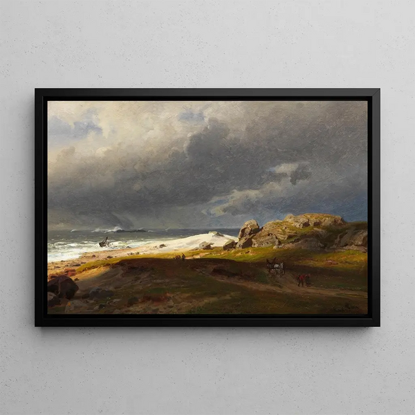 Hans Gude - Nordische Kstenlandschaft.webp