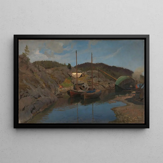 Hans Gude - Pilot boats.webp