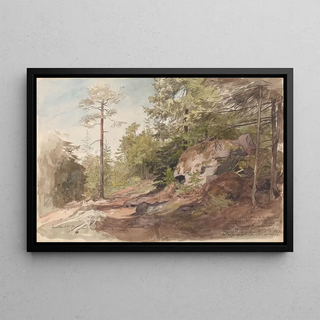 Hans Gude - Skogsinterir Sarabrten.webp