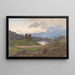 Château de Tarbert Écosse - Hans Gude — gerahmtes Bild an der Wand