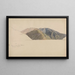 Die Bergwelt Bleia in der Nähe des Sognefjords - Hans Gude — gerahmtes Bild an der Wand