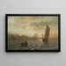 Blick vom Oslofjord - Hans Gude — gerahmtes Bild an der Wand