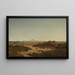 Ansicht des Siebengebirges - Hans Gude — gerahmtes Bild an der Wand