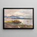 Ansicht des Fjords von Molde - Hans Gude — gerahmtes Bild an der Wand