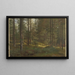 Landschaft mit Bäumen - Hans Gude — gerahmtes Bild an der Wand