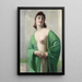Portrait einer rothaarigen Dame - Hans Hassenteufel — gerahmtes Bild an der Wand