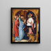 Die Reinigung des Tempels - Hans Holbein der Ältere — gerahmtes Bild an der Wand