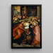 Die Tod der Jungfrau - Hans Holbein der Ältere — gerahmtes Bild an der Wand
