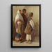 slowakischer Bauern - Hans Larwin — gerahmtes Bild an der Wand