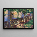 Pergola des Café Paradiso in Torbole - Hans Lietzmann — gerahmtes Bild an der Wand