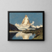 Cervin und Riffelsee-See - Hans Maurus — gerahmtes Bild an der Wand