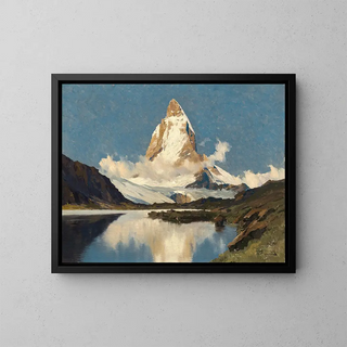 Hans Maurus - Matterhorn und Riffelsee.webp