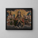 Gott Vater mit singenden Engeln - Hans Memling — gerahmtes Bild an der Wand