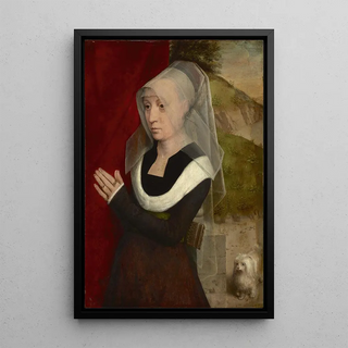 Hans Memling - Portrait of a woman at prayer.webp
