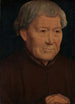 Portrait eines alten Mannes - Hans Memling — Ansicht des Kunstwerks