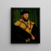 Portrait eines Edelmanns - Hans Mielich — gerahmtes Bild an der Wand