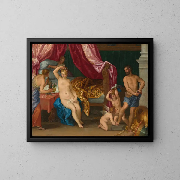 Venus und Mars - Hans Rottenhammer — gerahmtes Bild an der Wand