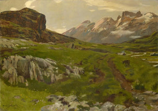 Hans Sandreuter - View from Frutt toward the Titlis.webp