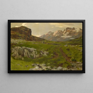 Hans Sandreuter - View from Frutt toward the Titlis.webp