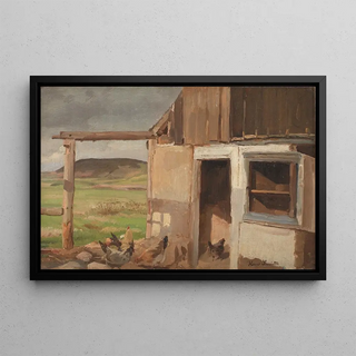 Hans Smidth - Hus med hnsegrd.webp