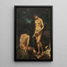 Adam und Eva - Hans Thoma — gerahmtes Bild an der Wand