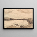 am Staudamm - Hans Thoma — gerahmtes Bild an der Wand