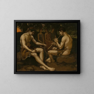 Hans Thoma - Apollon and Marsyas.webp