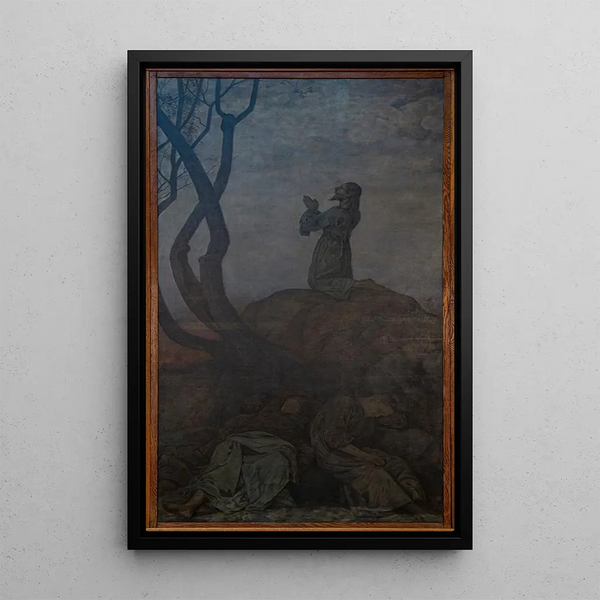 Christus am Ölberg - Hans Thoma — gerahmtes Bild an der Wand