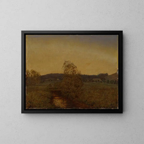 L Abendstern - Hans Thoma — gerahmtes Bild an der Wand