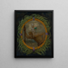 Saint Christophe dans une couronne de roseaux - Hans Thoma — gerahmtes Bild an der Wand
