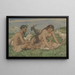 Familie der Faune - Hans Thoma — gerahmtes Bild an der Wand