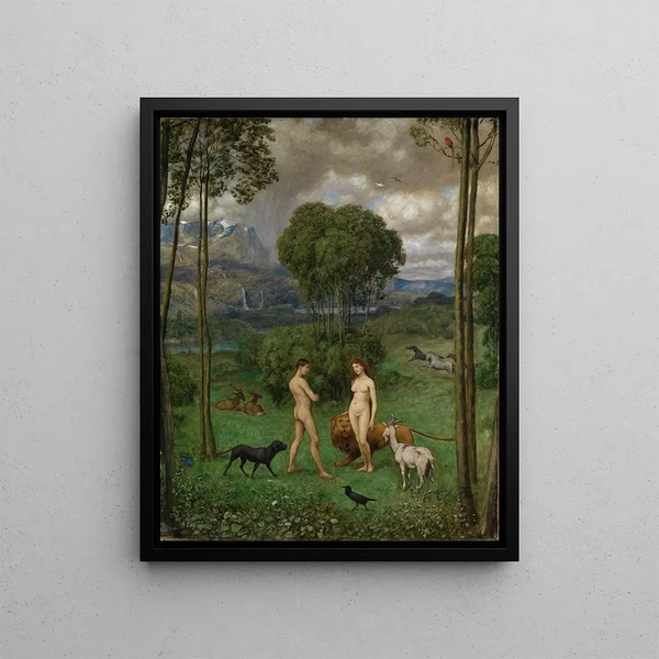 Hans Thoma - Im Paradies.webp
