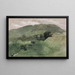 Landschaft im Schwarzwald - Hans Thoma — gerahmtes Bild an der Wand
