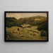 Die Alb-Tal bei Sankt Blasien - Hans Thoma — gerahmtes Bild an der Wand